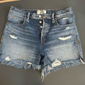 Free People Makai cutoff denim shorts